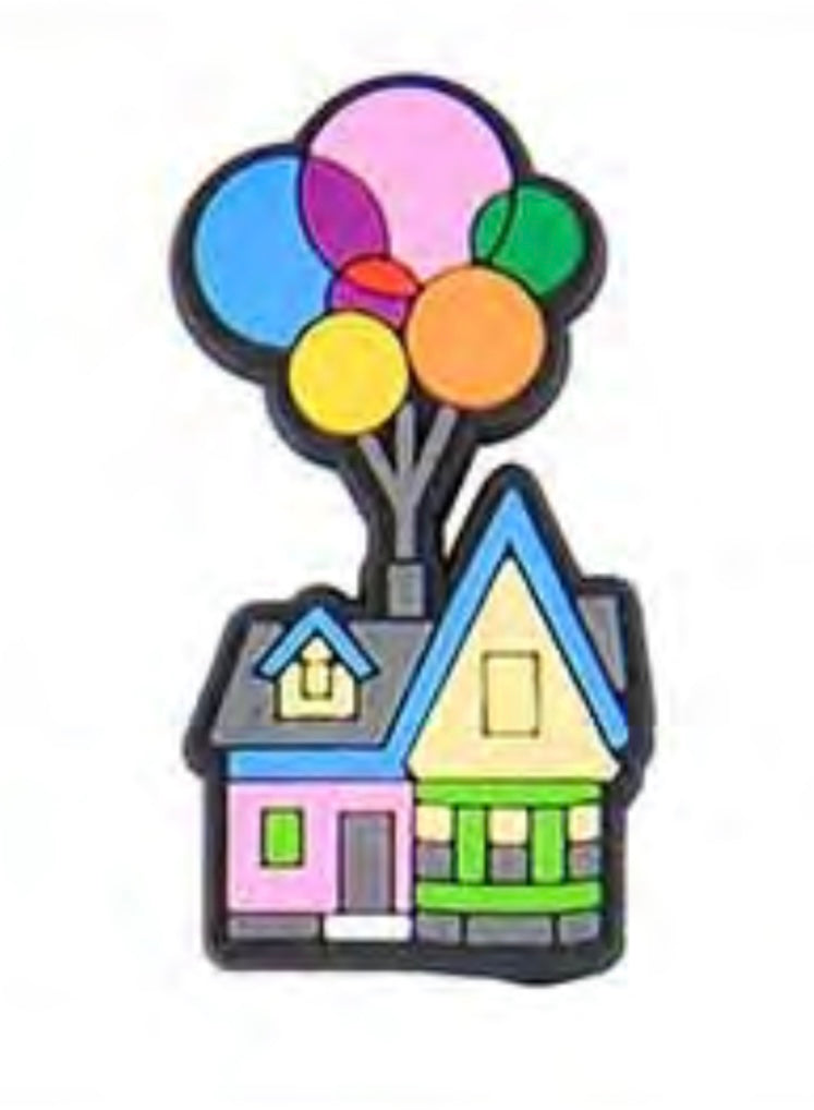 House with Balloons Focal Bead (Pre-Buy)