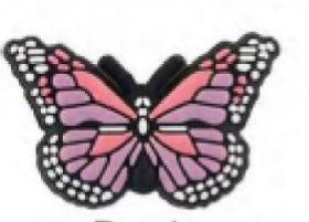 Butterfly (Pink & Purple) Focal Bead (Pre-Buy)