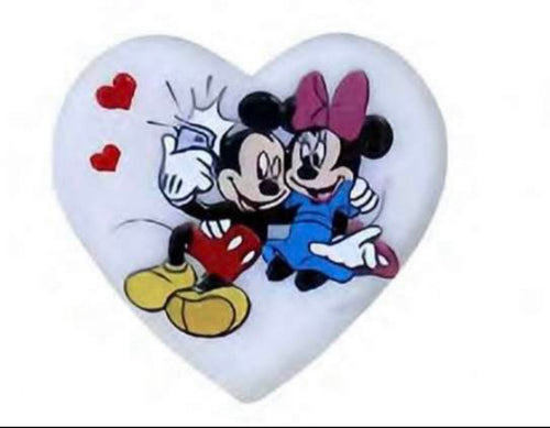 Mickey & Minnie Heart Focal Bead (Pre-Buy)
