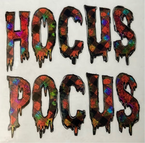 Hocus Pocus Clear Cast Sticker