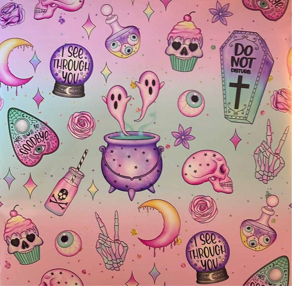 Halloween Things Pastel Vinyl Sheet 12x12
