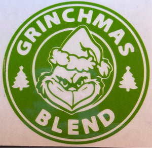 Grinchmas Blend Clear Cast Sticker