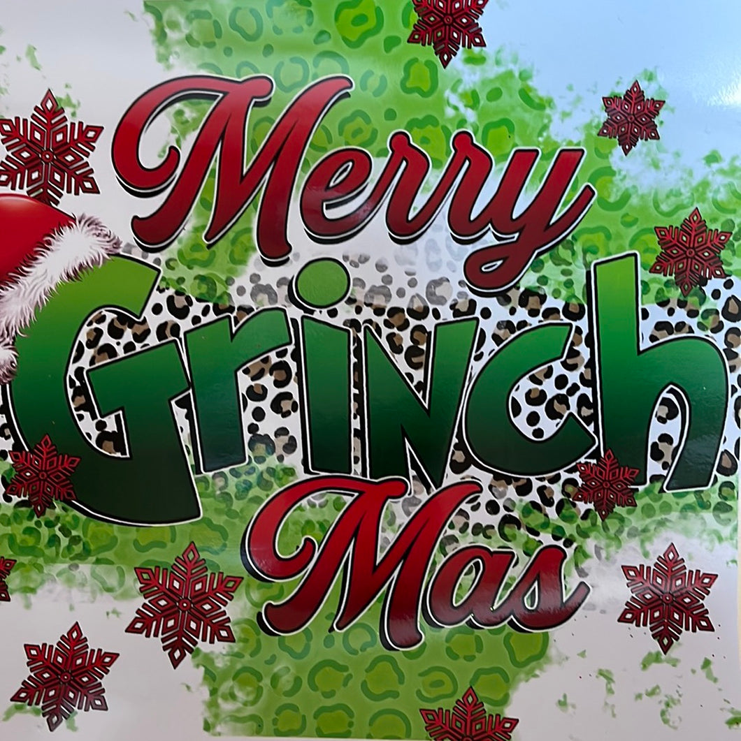 Merry Grinch Mas 20 oz Skinny Vinyl Wrap