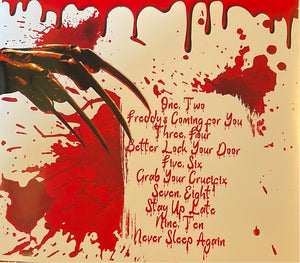 Freddy Claws & Blood 20 oz Skinny Vinyl Wrap