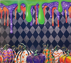 Halloween Drip 20 oz Vinyl Wrap