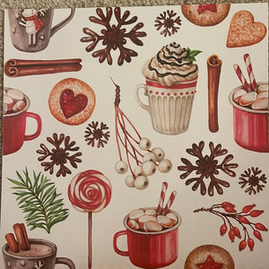 White Cocoa 12 x 12 Sheet of Vinyl