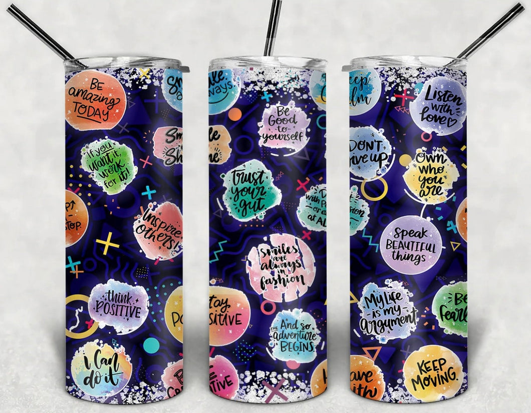 Inspirational 20 oz Skinny Vinyl Wrap