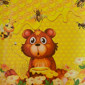 Honey Bear 20 oz Skinny Vinyl Wrap