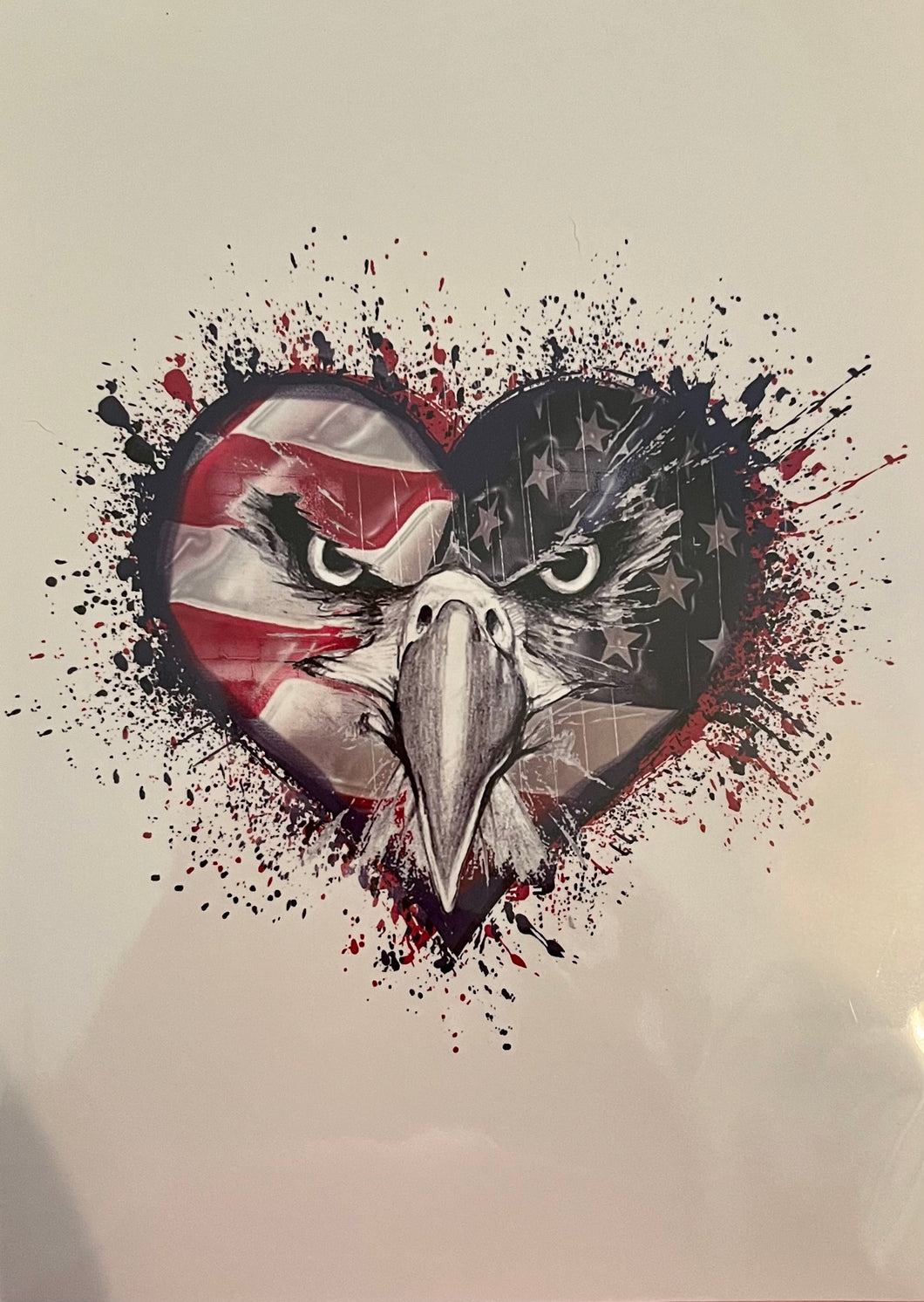 Heart Eagle Tattoo