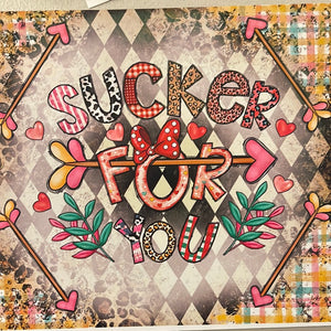 Sucker for You 20 Oz Skinny Vinyl Wrap