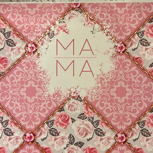 MAMA Floral 20 oz Skinny Vinyl Wrap
